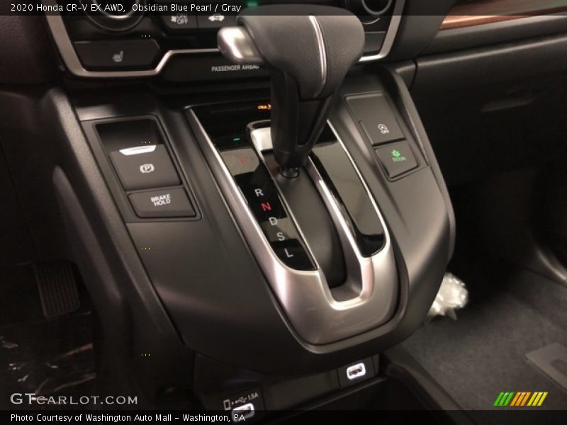 Obsidian Blue Pearl / Gray 2020 Honda CR-V EX AWD