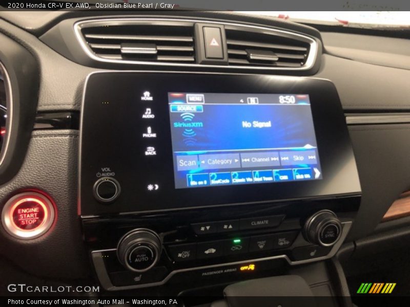 Obsidian Blue Pearl / Gray 2020 Honda CR-V EX AWD