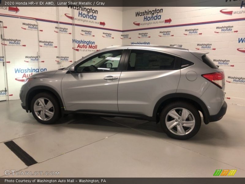 Lunar Silver Metallic / Gray 2020 Honda HR-V EX AWD