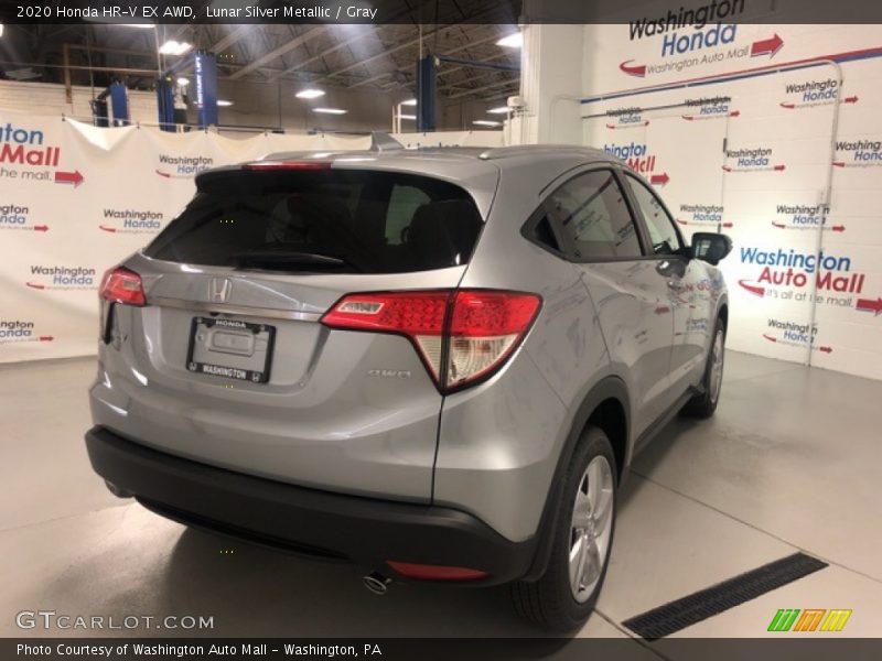 Lunar Silver Metallic / Gray 2020 Honda HR-V EX AWD