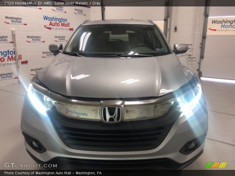 Lunar Silver Metallic / Gray 2020 Honda HR-V EX AWD