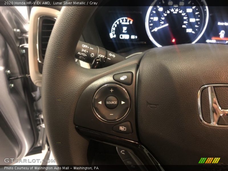 Lunar Silver Metallic / Gray 2020 Honda HR-V EX AWD