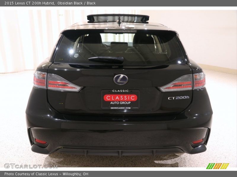 Obsidian Black / Black 2015 Lexus CT 200h Hybrid