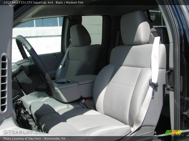 Black / Medium Flint 2007 Ford F150 STX SuperCab 4x4