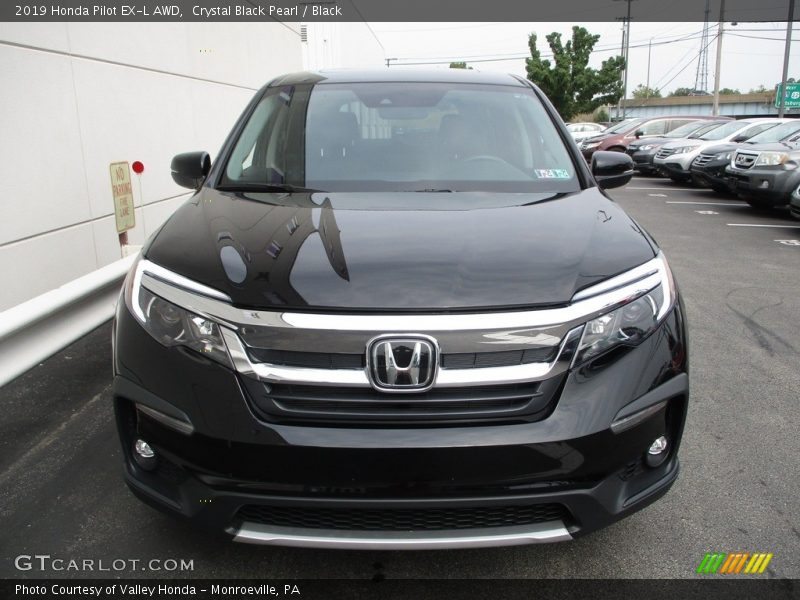 Crystal Black Pearl / Black 2019 Honda Pilot EX-L AWD