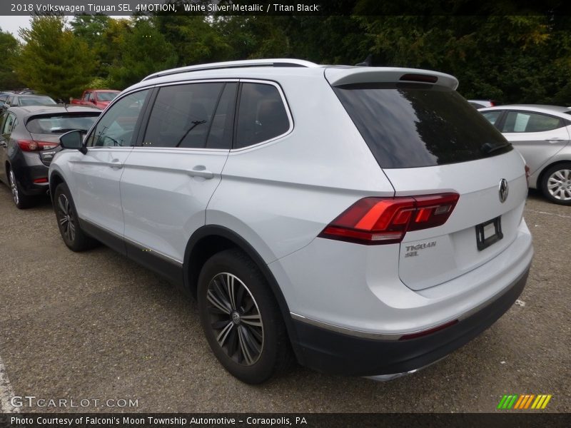 White Silver Metallic / Titan Black 2018 Volkswagen Tiguan SEL 4MOTION