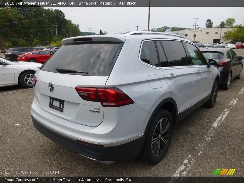 White Silver Metallic / Titan Black 2018 Volkswagen Tiguan SEL 4MOTION