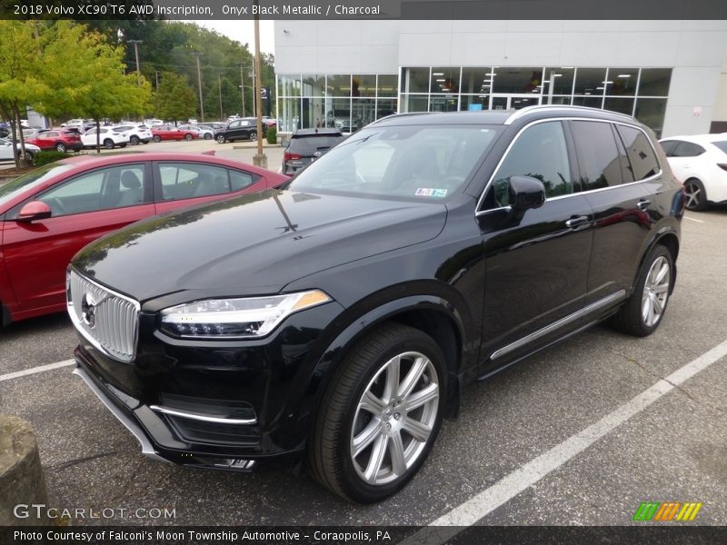 Onyx Black Metallic / Charcoal 2018 Volvo XC90 T6 AWD Inscription