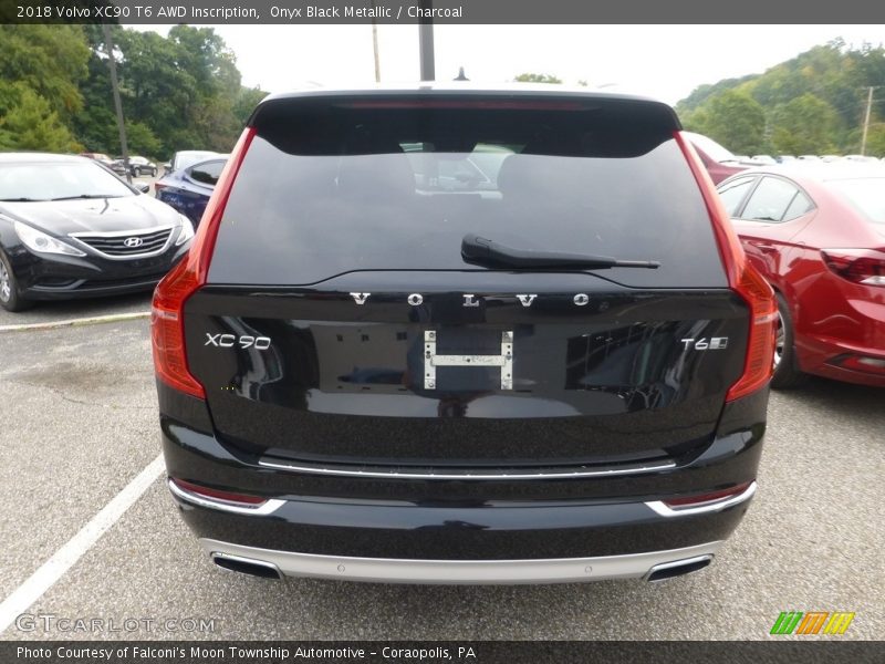 Onyx Black Metallic / Charcoal 2018 Volvo XC90 T6 AWD Inscription