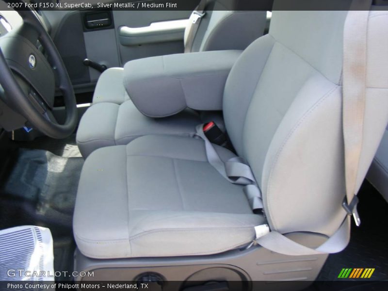 Silver Metallic / Medium Flint 2007 Ford F150 XL SuperCab