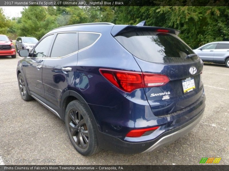 Nightfall Blue / Black 2017 Hyundai Santa Fe Sport 2.0T Ulitimate AWD