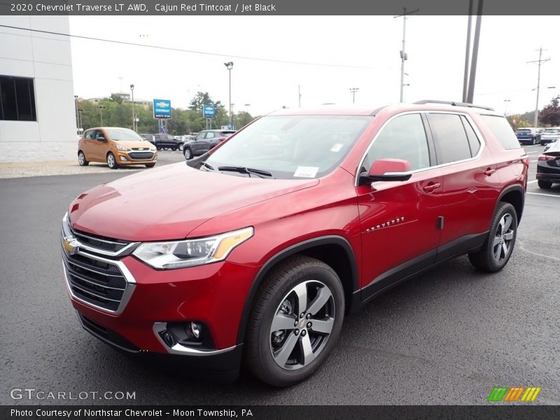 Cajun Red Tintcoat / Jet Black 2020 Chevrolet Traverse LT AWD