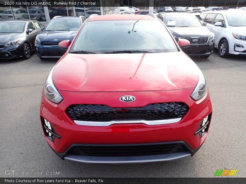 Runway Red / Charcoal 2020 Kia Niro LXS Hybrid