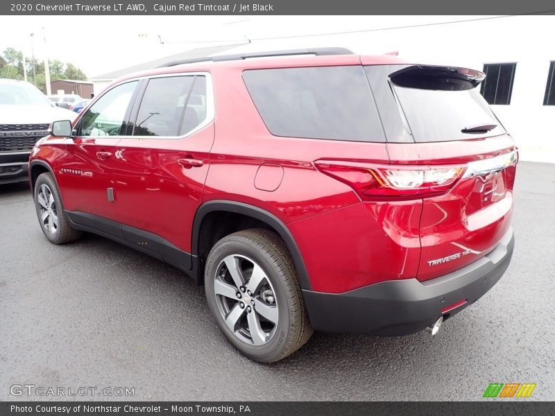 Cajun Red Tintcoat / Jet Black 2020 Chevrolet Traverse LT AWD