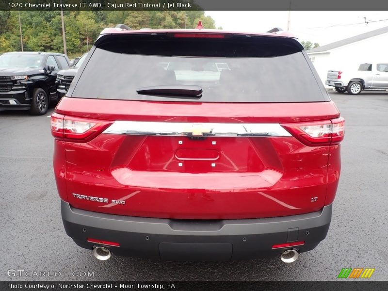 Cajun Red Tintcoat / Jet Black 2020 Chevrolet Traverse LT AWD