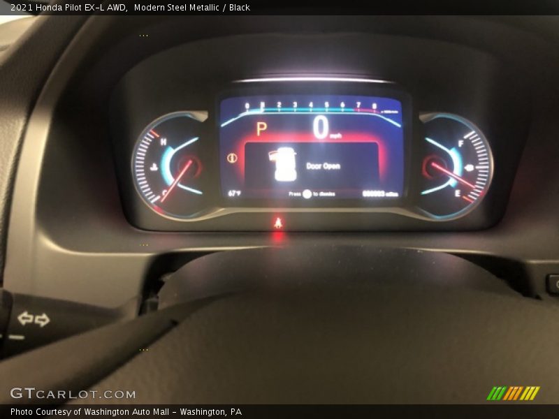 Modern Steel Metallic / Black 2021 Honda Pilot EX-L AWD