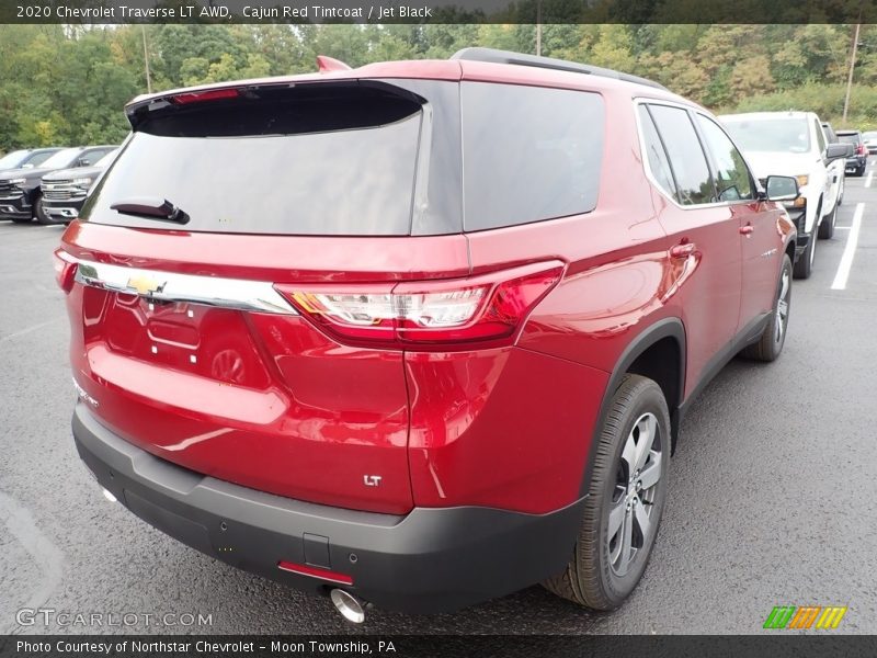 Cajun Red Tintcoat / Jet Black 2020 Chevrolet Traverse LT AWD
