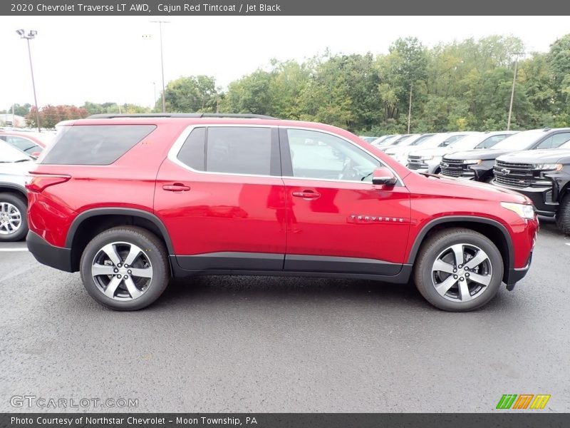 Cajun Red Tintcoat / Jet Black 2020 Chevrolet Traverse LT AWD