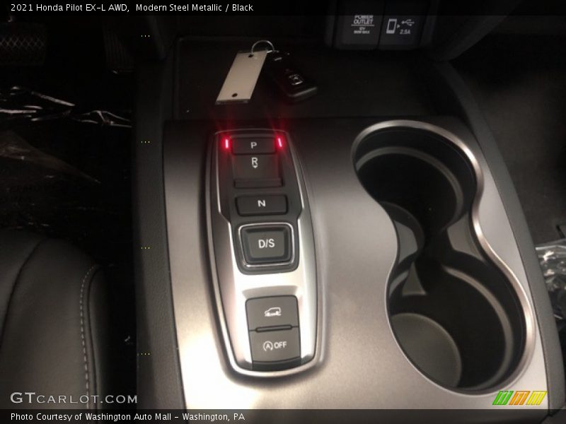 Modern Steel Metallic / Black 2021 Honda Pilot EX-L AWD