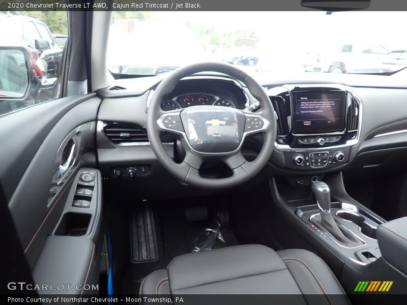 Cajun Red Tintcoat / Jet Black 2020 Chevrolet Traverse LT AWD