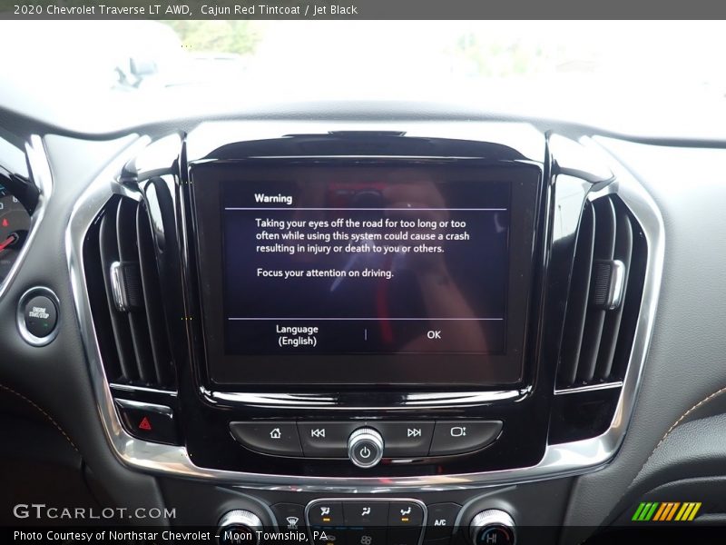 Cajun Red Tintcoat / Jet Black 2020 Chevrolet Traverse LT AWD