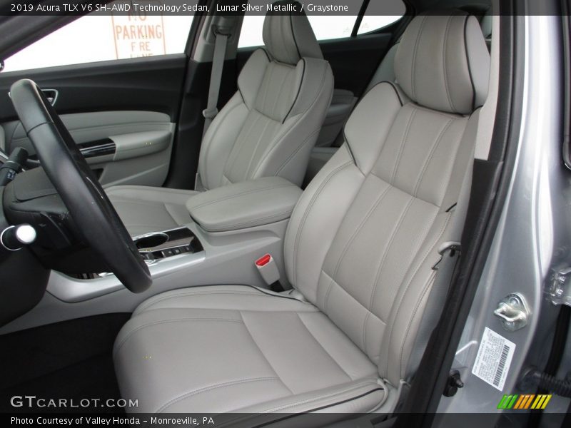 Lunar Silver Metallic / Graystone 2019 Acura TLX V6 SH-AWD Technology Sedan