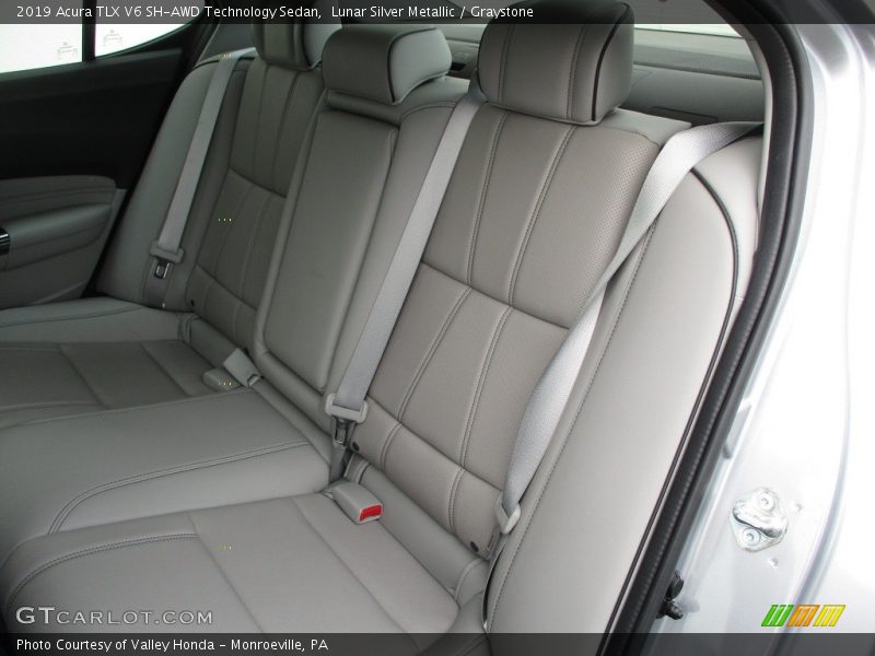 Lunar Silver Metallic / Graystone 2019 Acura TLX V6 SH-AWD Technology Sedan