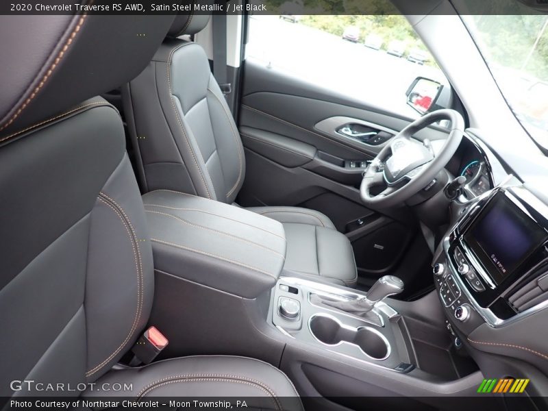 Satin Steel Metallic / Jet Black 2020 Chevrolet Traverse RS AWD