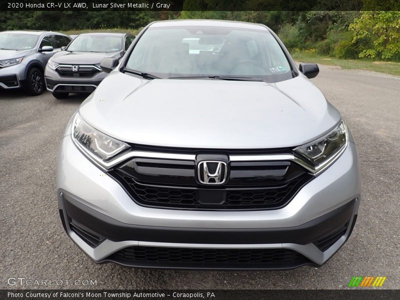 Lunar Silver Metallic / Gray 2020 Honda CR-V LX AWD