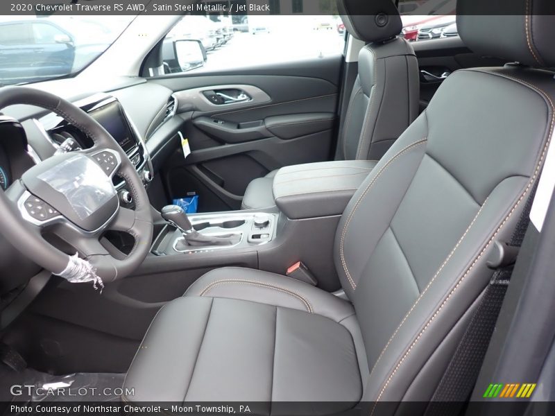 Satin Steel Metallic / Jet Black 2020 Chevrolet Traverse RS AWD