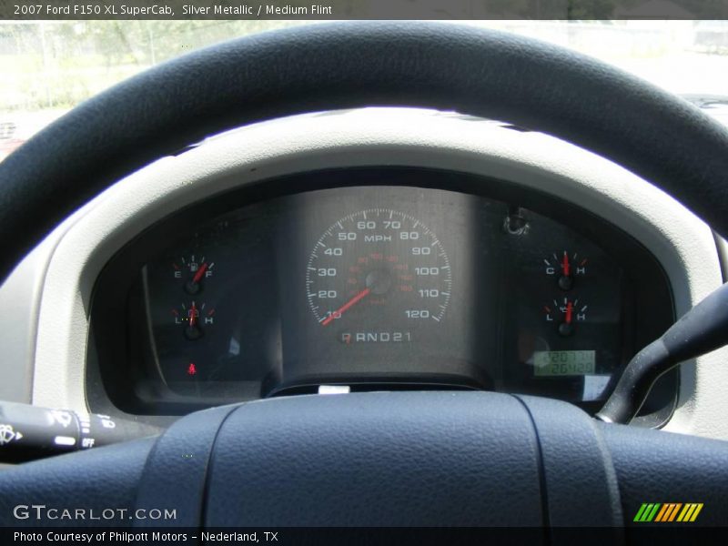 Silver Metallic / Medium Flint 2007 Ford F150 XL SuperCab