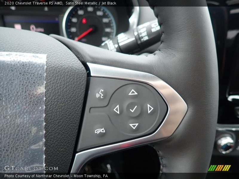 Satin Steel Metallic / Jet Black 2020 Chevrolet Traverse RS AWD
