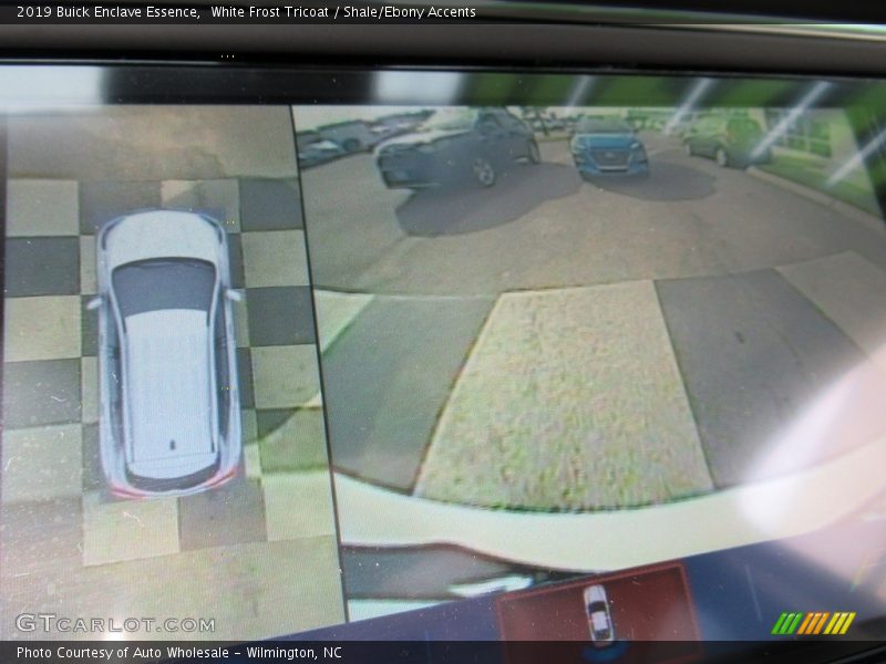 White Frost Tricoat / Shale/Ebony Accents 2019 Buick Enclave Essence