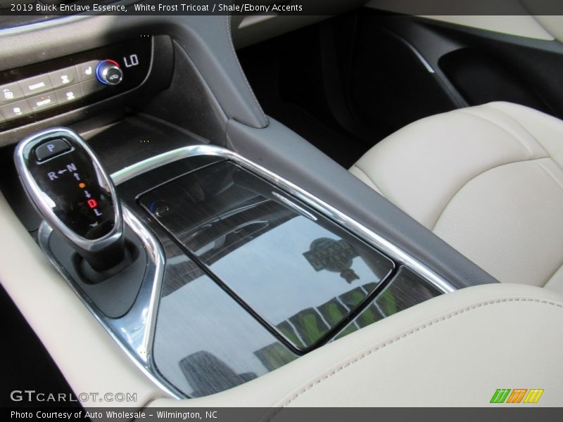 White Frost Tricoat / Shale/Ebony Accents 2019 Buick Enclave Essence