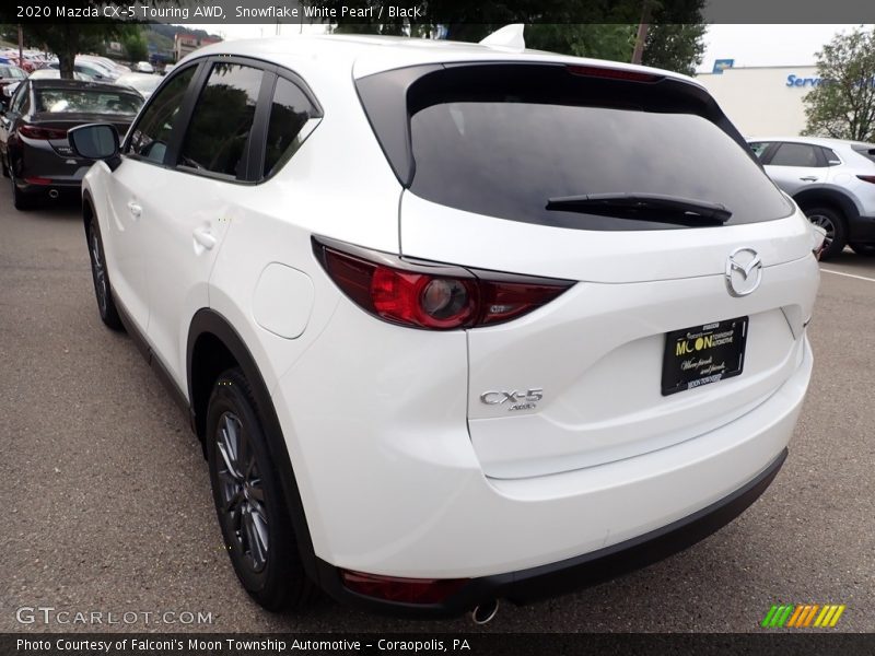 Snowflake White Pearl / Black 2020 Mazda CX-5 Touring AWD