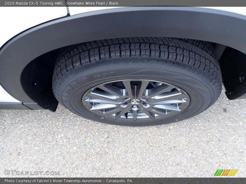 Snowflake White Pearl / Black 2020 Mazda CX-5 Touring AWD