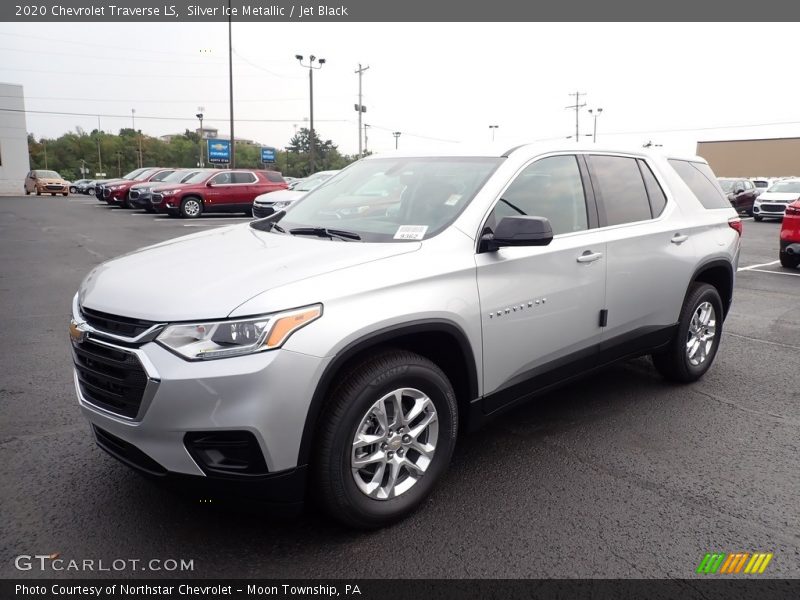 Silver Ice Metallic / Jet Black 2020 Chevrolet Traverse LS