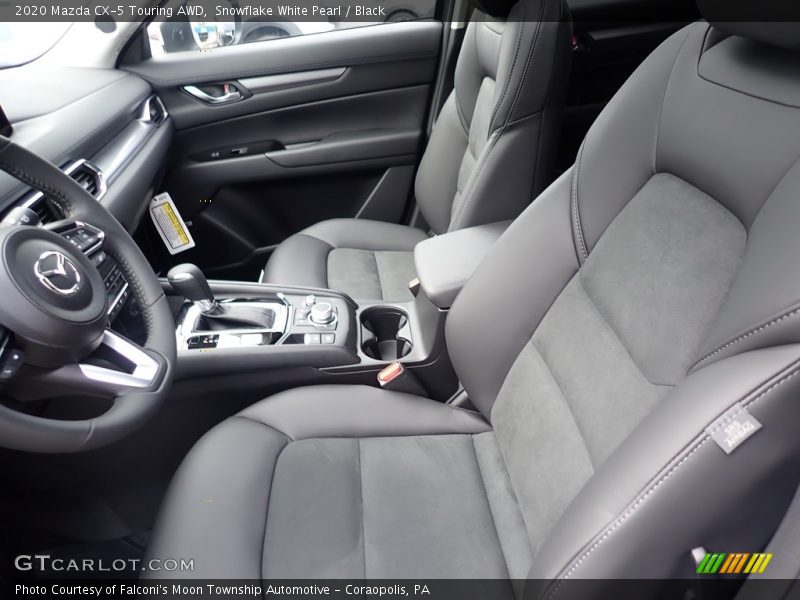 Snowflake White Pearl / Black 2020 Mazda CX-5 Touring AWD