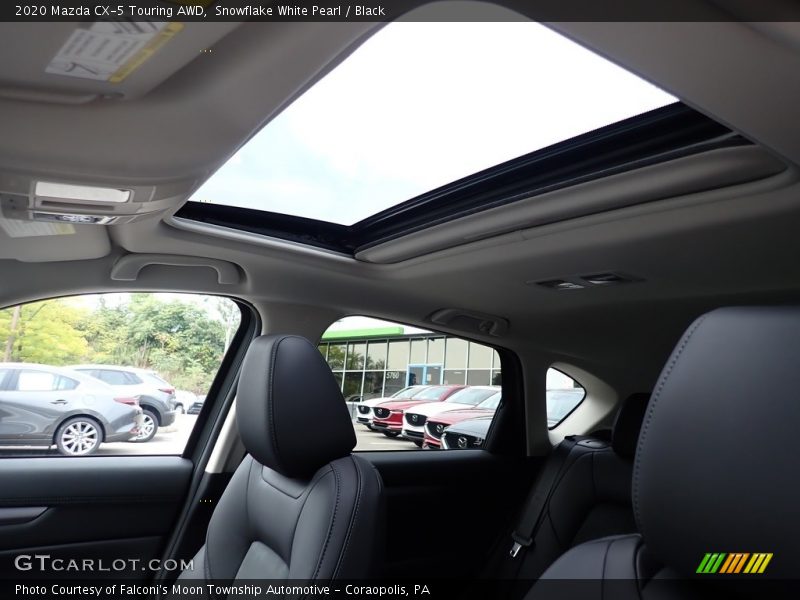 Snowflake White Pearl / Black 2020 Mazda CX-5 Touring AWD