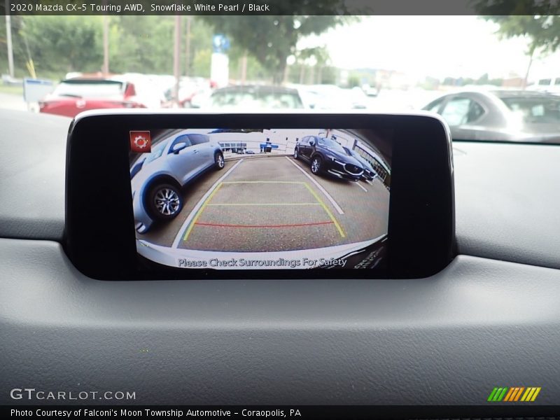 Snowflake White Pearl / Black 2020 Mazda CX-5 Touring AWD
