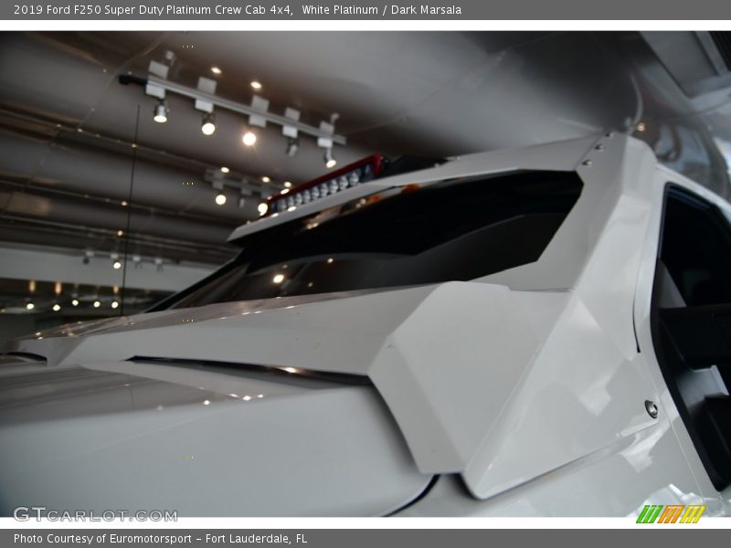 White Platinum / Dark Marsala 2019 Ford F250 Super Duty Platinum Crew Cab 4x4