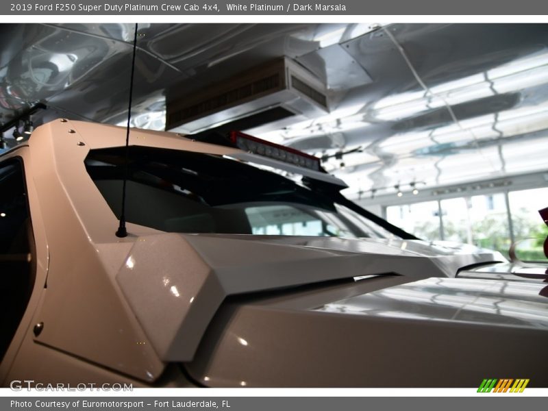 White Platinum / Dark Marsala 2019 Ford F250 Super Duty Platinum Crew Cab 4x4