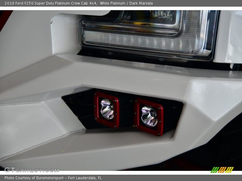 White Platinum / Dark Marsala 2019 Ford F250 Super Duty Platinum Crew Cab 4x4