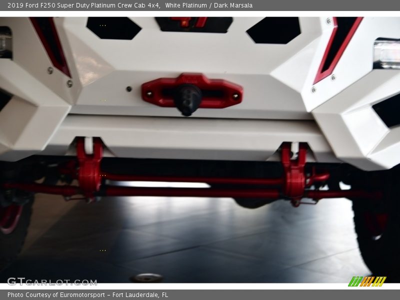 White Platinum / Dark Marsala 2019 Ford F250 Super Duty Platinum Crew Cab 4x4