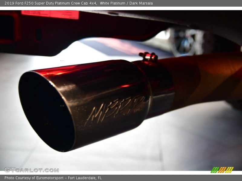 White Platinum / Dark Marsala 2019 Ford F250 Super Duty Platinum Crew Cab 4x4