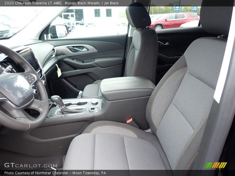 Mosaic Black Metallic / Jet Black 2020 Chevrolet Traverse LT AWD