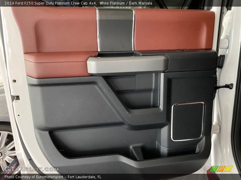 White Platinum / Dark Marsala 2019 Ford F250 Super Duty Platinum Crew Cab 4x4