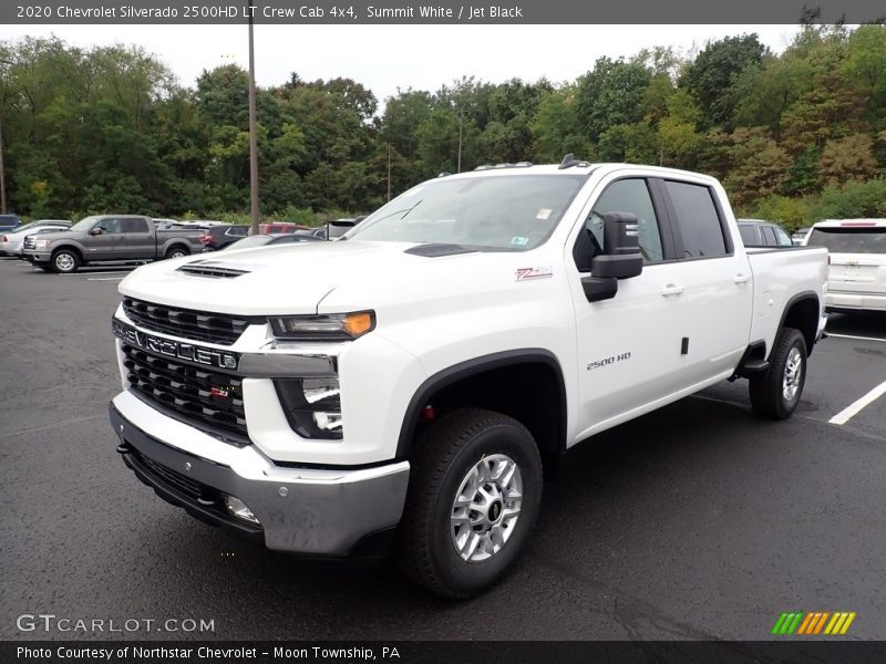 Summit White / Jet Black 2020 Chevrolet Silverado 2500HD LT Crew Cab 4x4