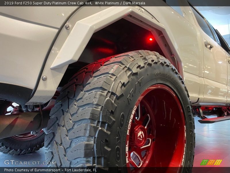 White Platinum / Dark Marsala 2019 Ford F250 Super Duty Platinum Crew Cab 4x4