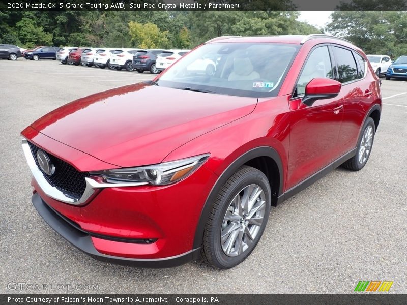 Soul Red Crystal Metallic / Parchment 2020 Mazda CX-5 Grand Touring AWD